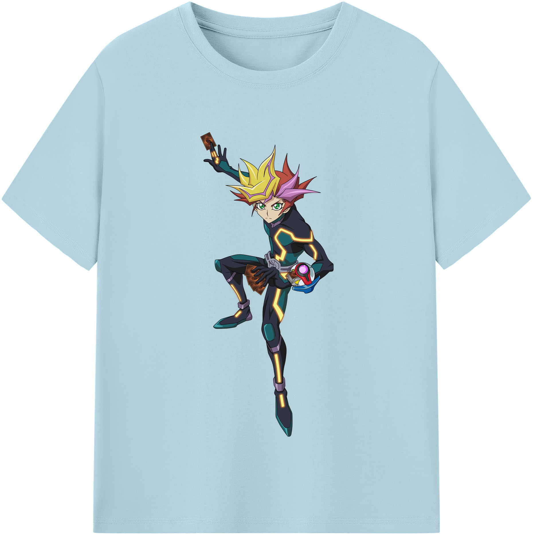 （画像用） 遊☆戯☆王 Yu-Gi-Oh! 綿100％半袖Tシャツ（フロントプリント）